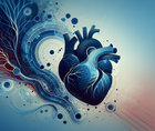 Aortic valve with metabolic risk overlay suggesting future aortic stenosis risk